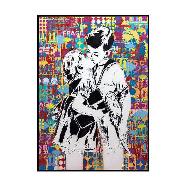 Graffiti Oil Painting Decoration Poster Canvas Painting