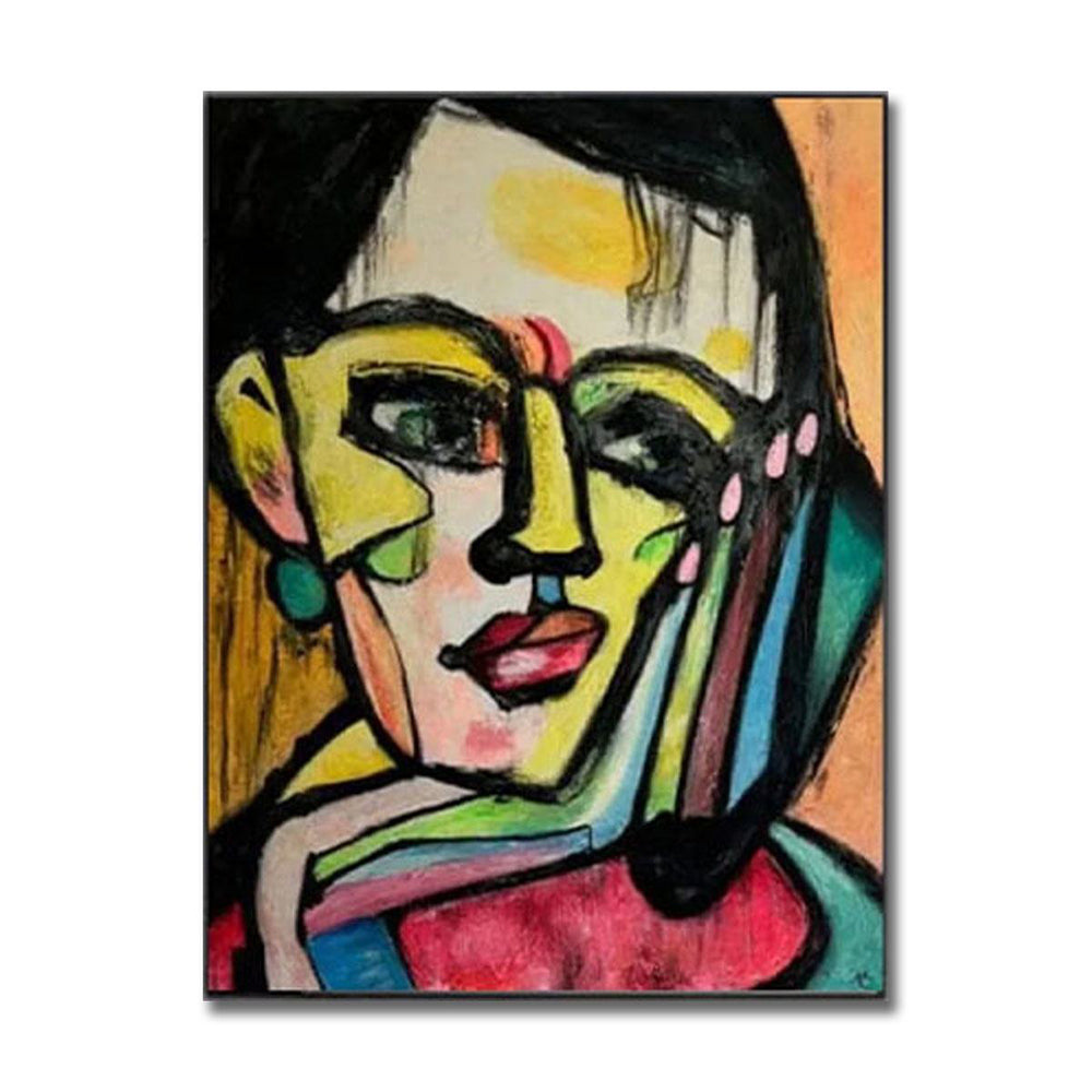 Handmade Abstract Frameless Artwork Canvas Oil Paintings Modern Eye Art Picture Wall  Arrival Decorative Items For Cafe Decor Rolled Frameless Unstretched Painting