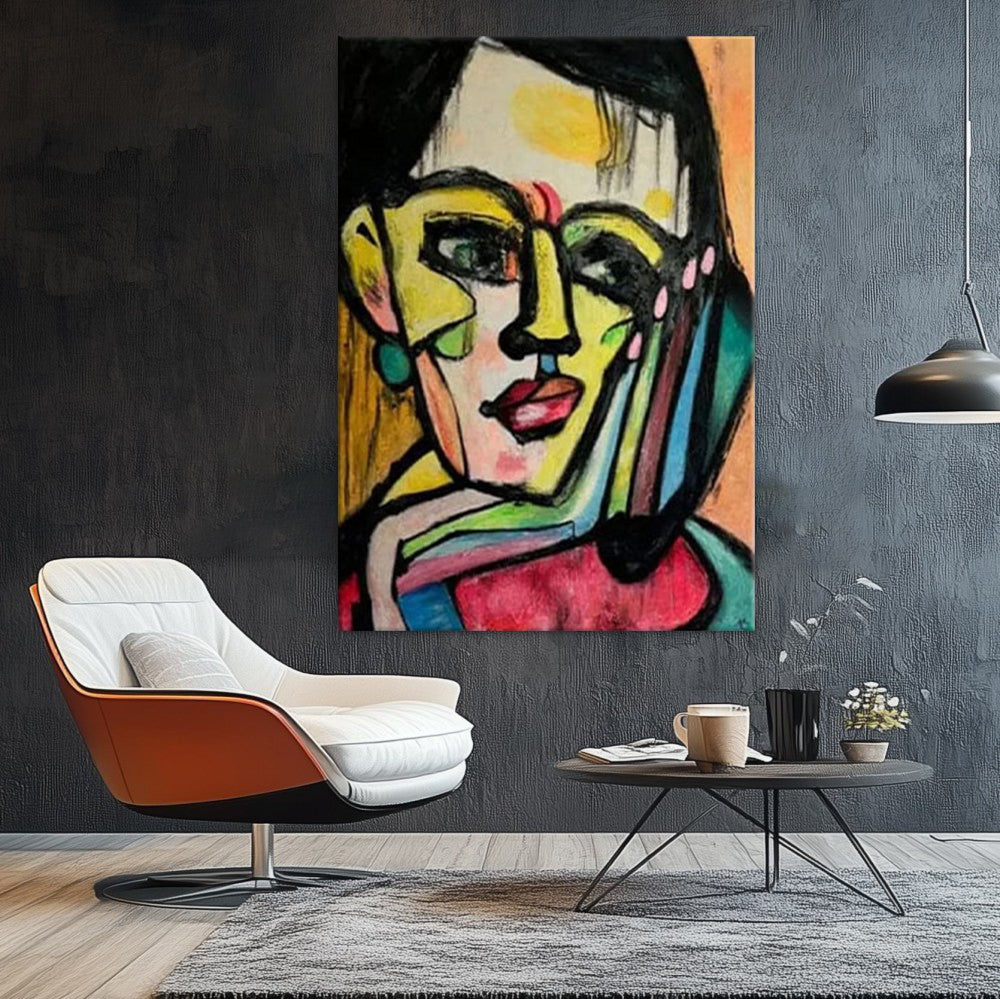 Handmade Abstract Frameless Artwork Canvas Oil Paintings Modern Eye Art Picture Wall  Arrival Decorative Items For Cafe Decor Rolled Frameless Unstretched Painting