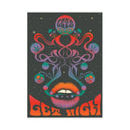 Psychedelic Bohemian Retro Abstract Canvas Painting
