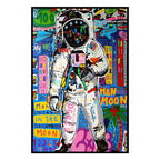 Street Art Graffiti Banks Canvas Painting