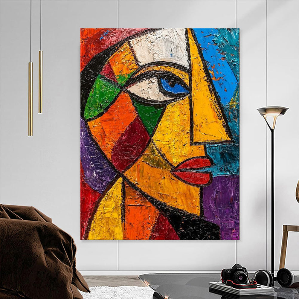 Handmade Abstract Frameless Artwork Canvas Oil Paintings Modern Eye Art Picture Wall  Arrival Decorative Items For Cafe Decor Rolled Frameless Unstretched Painting